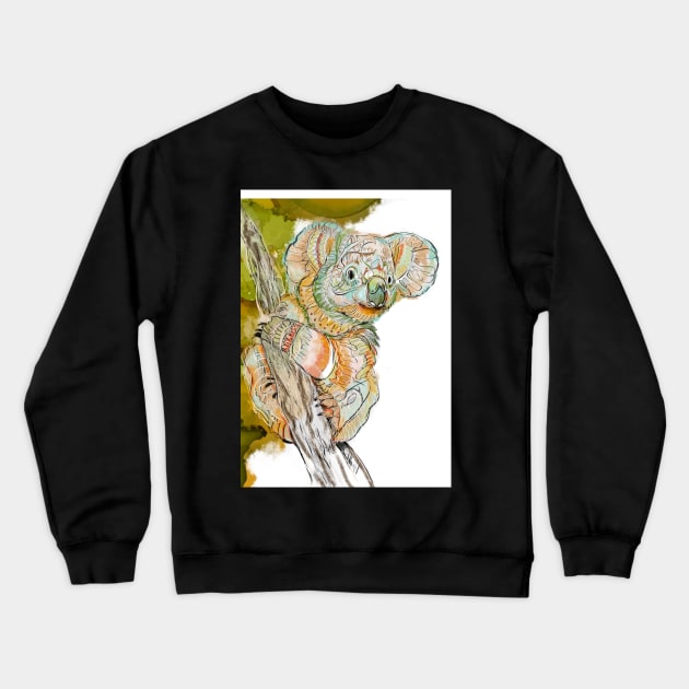 Koala Crewneck Sweatshirt by JessKingArtist